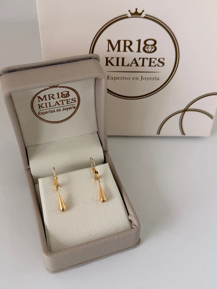 Aretes gota medianos — foto 1